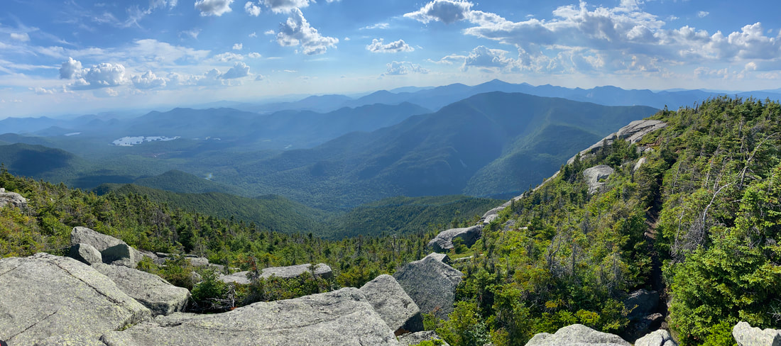Stunning 360 degree views from Dix, the sixth highest peak in the Adirondack Mountains