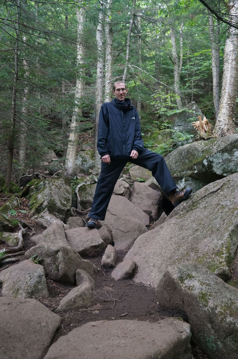 Niels Hiking Cascade Adirondacks