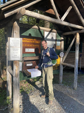 Trail Register at the AMR Gate, Adirondacks